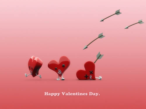 Cupid's Hunt | Happy Valentines Day. c/o plusone. Posted in: Art, Humor, 