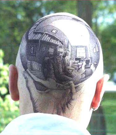Bald Head Tattoo