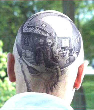 shit tattoos. Bald Tattoo