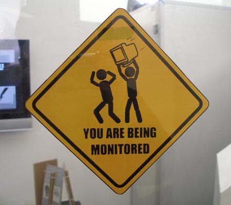 Funny Sign Pictures on Office Surveillance    Funny  Bizarre  Amazing Pictures   Videos