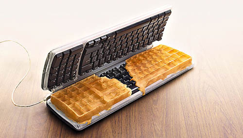 Keyboard Waffle Iron