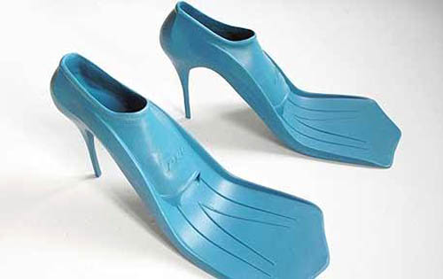 High-Heeled Flippers