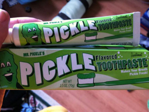 Pickle Flavored Toothpaste Makes Your Breath Pickle Fresh