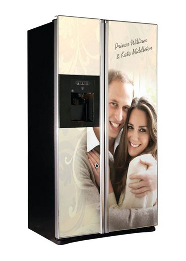 will and kate fridge. William and Kate Commemorative