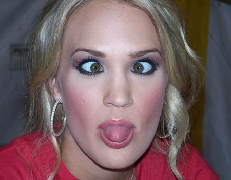 Tags candid carrie underwood celebrity cross eyed funny