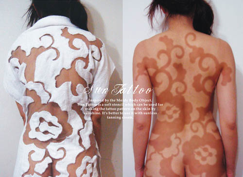 Sun Tattoo Stencil Robe Designer YuChiao Wang