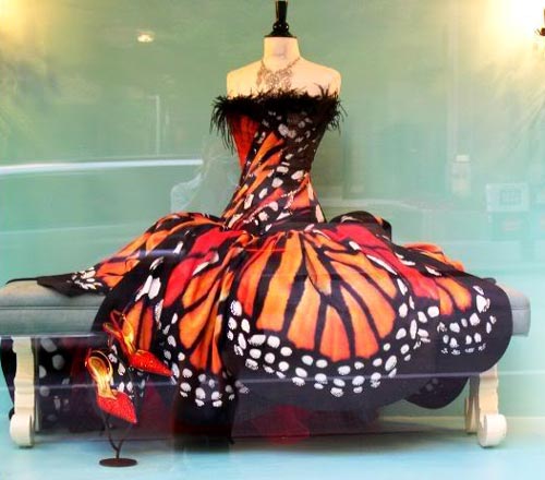 phone book dress. Monarch Butterfly Dress