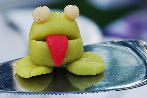 funny pics of frogs. Marzipan Frog