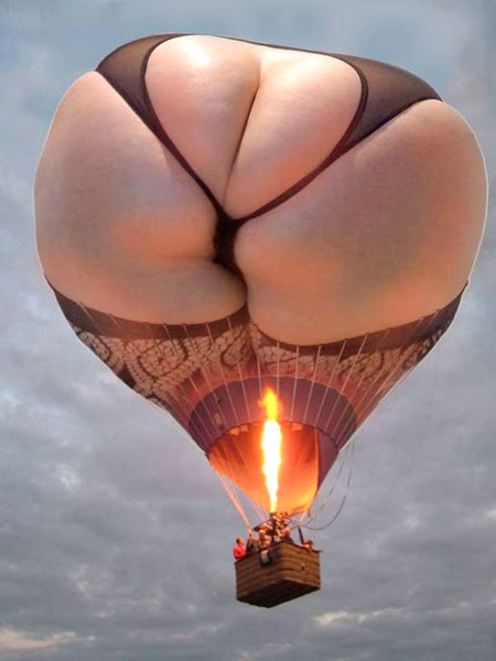 Hot Air Butt Balloon