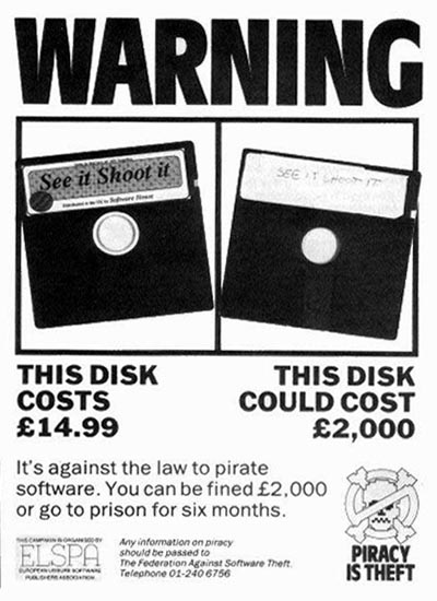 80's Anti-Piracy Ad