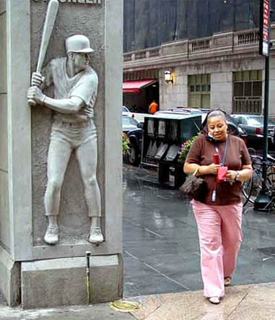 Baseball Statue