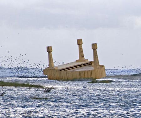 Giant Beached Pianos