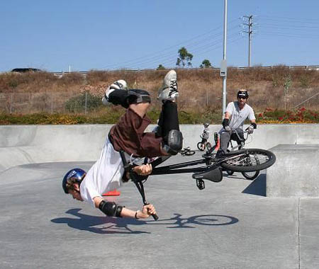 BMX Failed Trick