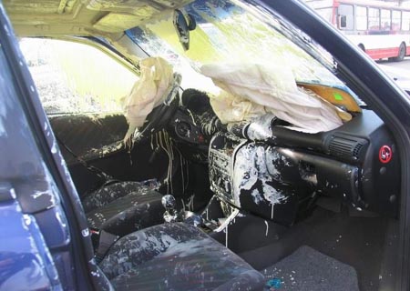 Car Paint Accident