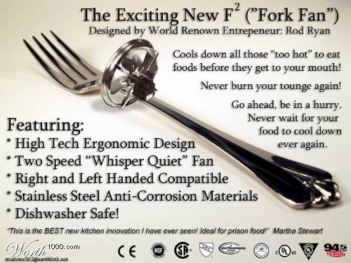 Fork Fan, Never Burn Your Tongue Again