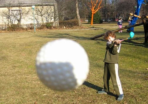 Close-Up Golf Ball Picture