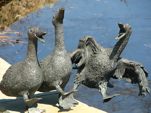 Duck, Duck, Goose Statue | White River State Park, Indianapolis