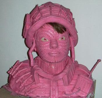 Chewing Gum Soldier Sculpture