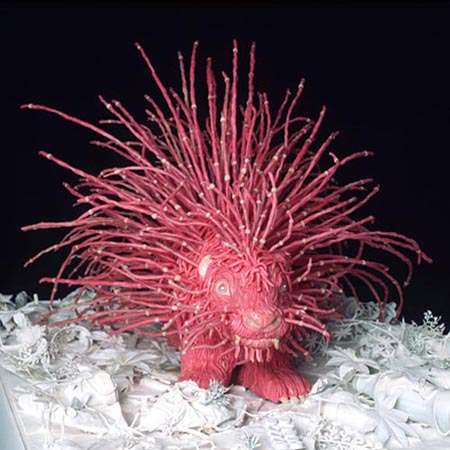 Chewing Gum Porcupine Sculpture