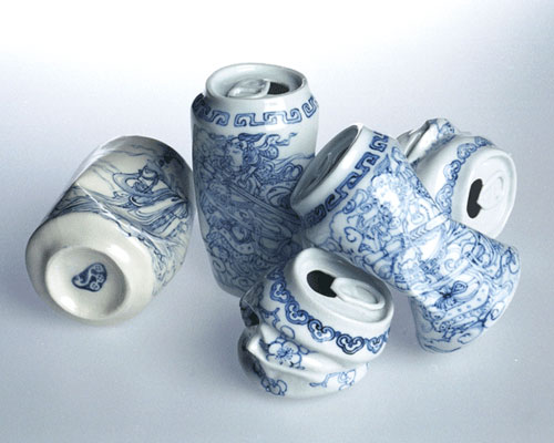 Porcelain China Tea Cans