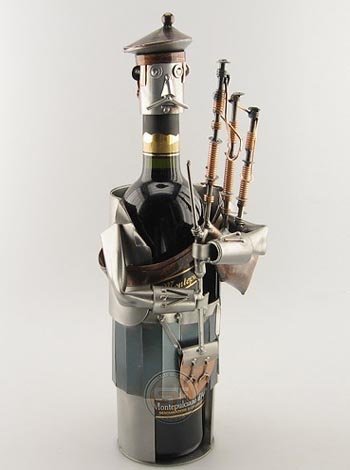 Wine Bottle Holder Figurine