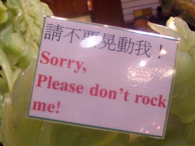 Please Don't Rock Me!