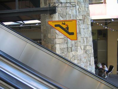 Escalator Sign