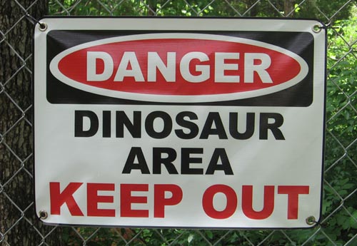 Dinosaur Area | Keep Out