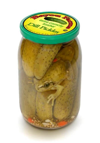 Crunchy Dill Pickled Frog