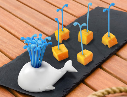 Whale Spout Toothpick Food Skewers