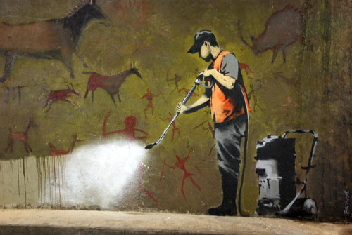 Waterloo Station Banksy Graffiti | Cans Festival, London