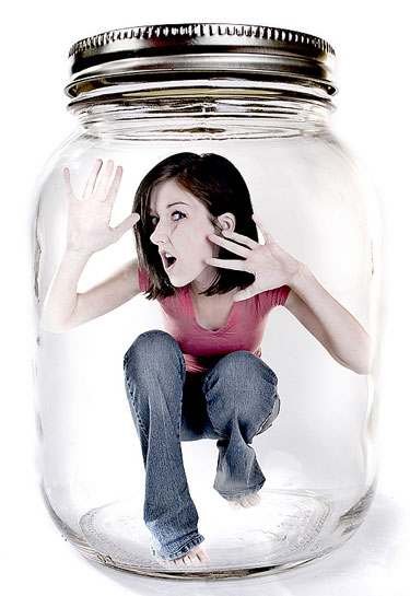 Trapped In A Jar Photo Manip