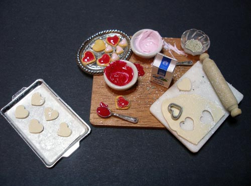 Minature Baking Cookies Sculpture