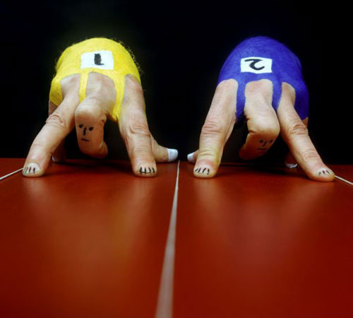 Painted Finger Sprinters