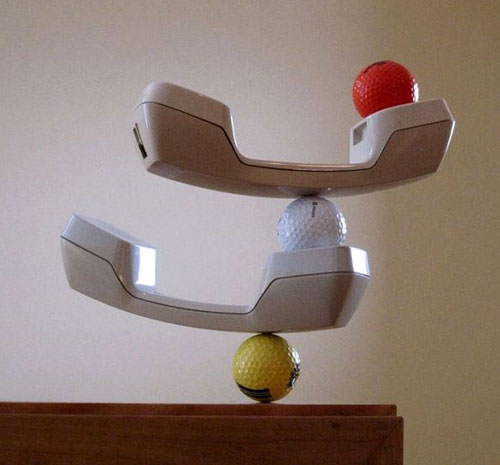 Telephone Handset and Golf Ball Balance