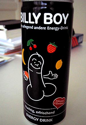 German Condom Company | Billy Boy Energy Drink