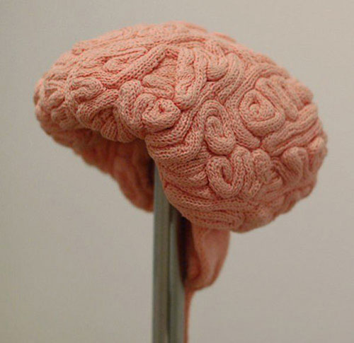 Crochet Brain Hat