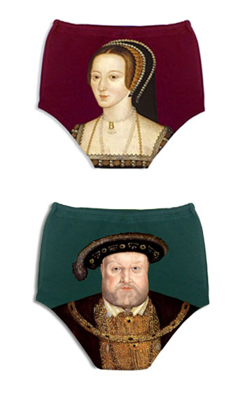 Anne Boleyn and Henry VIII Underwear