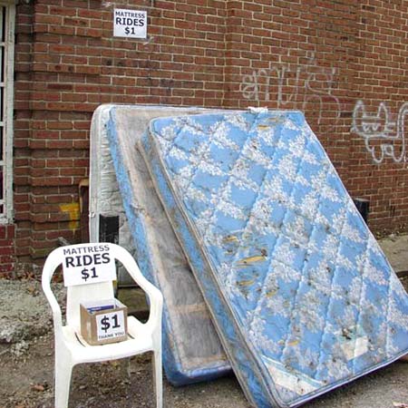 Mattress Rides for One Dollar