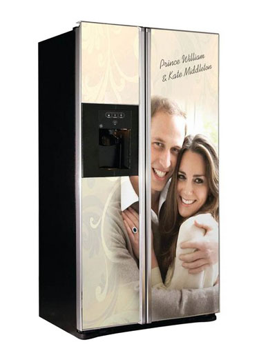 William and Kate Commemorative Refridgerator