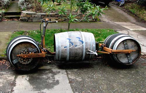 Keg Barrel Motorcycle