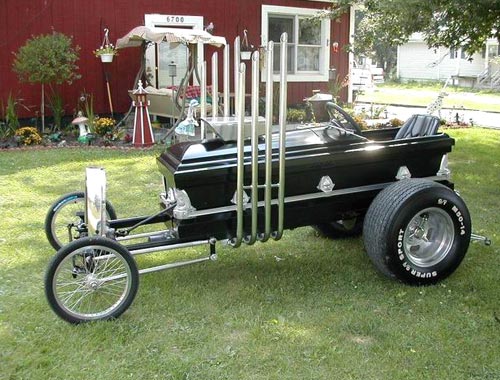 Casket Shaped Hot Rod