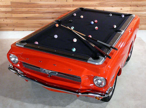 1965 Ford Mustang Pool Table