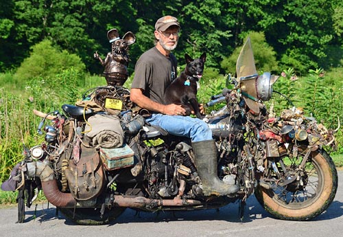 1946 Harley Davidson Knucklehead Rat Bike