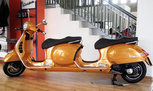 Vespa With Four Seats