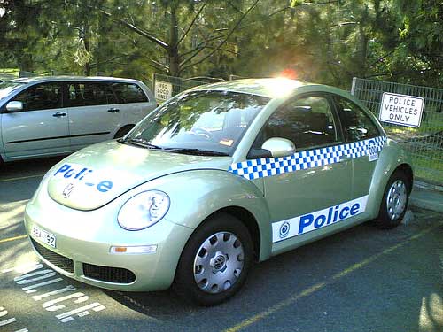 VW Beetle Police Car