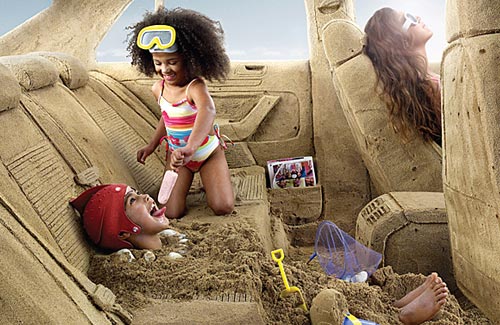 Car Sandcastle