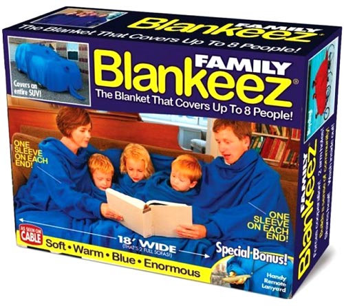 Snuggle Blanket For Up To Eight People