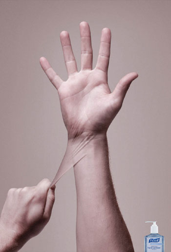 Purell Hand Sanitizer Print Advertisement