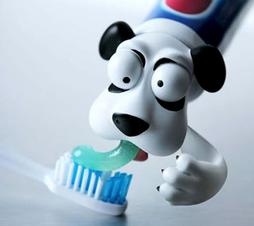 Dog Head Toothpaste Cap